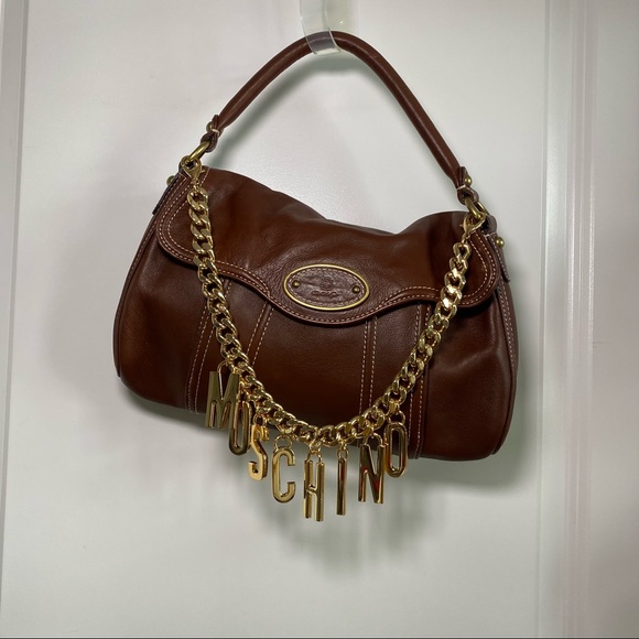 Talbot Genuine Brown Leather Shoulder Bagette - Picture 8 of 11